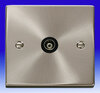 All Aerial Socket TV and Satellite Sockets - Satin Chrome product image