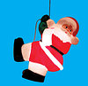 Small Climbing Santa Christmas Character