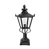 All Black Pedestal Lanterns - Grampian product image