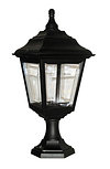 All Black Pedestal Lanterns - Kerry product image