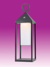 Aruba LED Table / Floor Lantern - Graphite