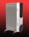 2kW Oil Filled Electric Radiator c/w Timer