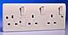 All Triple Switched Sockets - White product image