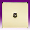 All Aerial Socket TV and Satellite Sockets - Brass product image