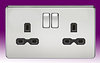 All Twin Switched Sockets - Chrome product image