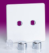 All 2 Gang Dimmers - Premium White product image