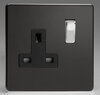 All Single Switched Sockets - Piano Black product image