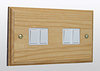 All 4 Gang Light Switches - Wood product image
