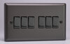 All 6 Gang Light Switches - Graphite/Iridium product image