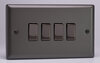 All 4 Gang Light Switches - Graphite/Iridium product image