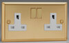 Product image for Victorian Brass - White / Brass Inserts