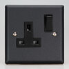 All Single Switched Sockets - Black product image