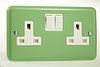 All Twin Switched Sockets - Rainbow Colours product image