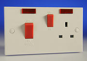 45 Amp Cooker Control Unit - White