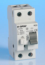 Click for Larger Image 25 Amp 30mA RCD - 2 Module
