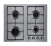 60cm Gas Hob 4 Burners Front Control - Stainless steel
