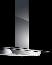 90cm Chimney Hood - Stainless Steel and Glass