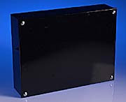 12 x 9 x 3 Black Enamel Adaptable KO Box