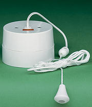 Crabtree Ceiling Pull Cord Switch c/w Neon 16 Amp 1 Way DP product image