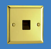 Master Telephone Socket - Victorian Brass