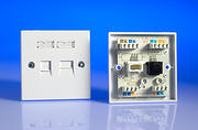 Extension Telephone Socket / RJ45 CAT5E Data Socket