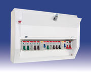 Contactum - Defender 10 Way High Integrity Consumer Unit & 10 MCB's
100Amp Switch and 2 x 80A RCD's product image