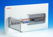 16 Way Flush Metal Dual Split Consumer Unit