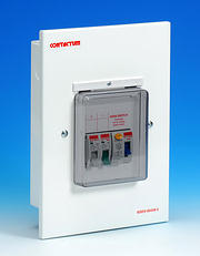 2 Way Flush Metal Consumer Unit - 63 Amp RCD