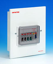 4 Way Flush Metal Consumer Unit - 80 Amp RCD