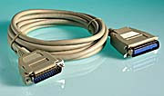 DB25 Plug to C36 Plug - Parallel Printer Lead - 3Mts