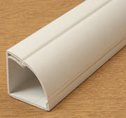 D-Line 22mm x 22mm  Mini Trunking - Self Adhesive - White product image