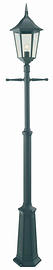 Valencia Grande Single Lamppost - Black