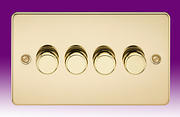 Flatplate - Polished Brass Dimmer Switches product image 4