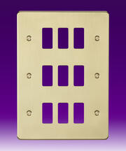 Flatplate - Brushed Brass Grid Plates product image 7