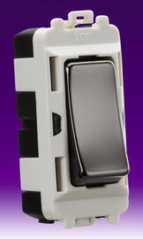 Knightsbridge - Grid Switches - Black Nickel product image
