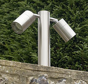 IP65 Twin head GU10 Outdoor Stand Light. product image