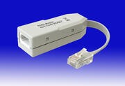 Telecom Line Adaptor - RJ45 Plug to UK Telephone Socket product image
