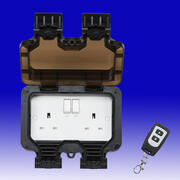 Knightsbridge Weatherproof Switched Sockets - Remote Control - IP66 product image