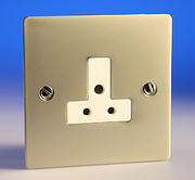 2 Amp 3 Pin Round Socket - Pearl