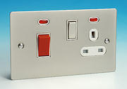 45 Amp Cooker Control Unit with Neon - Pearl