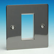 1 Module Data Grid Plate - Gun Metal