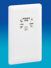 MK Base - Dual Voltage Shaver Socket 115/230v product image