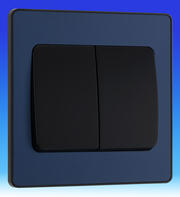 BG Evolve - Light Switches (Wide Rocker) - Matt Blue product image 2
