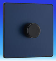 BG Evolve - 200w LED Push Dimmers - Matt Blue product image