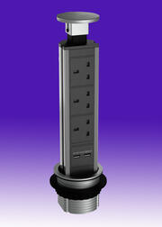 SensioPod E 3 Sockets + USB product image 2