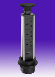 SensioPod E 3 Sockets + USB product image 3