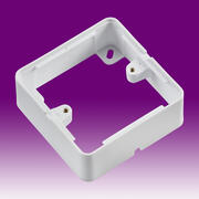 Screwless Flatplate - Matt White Blank Plates + Surface Boxes product image 3