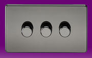Screwless Flatplate - Black Nickel Dimmer Switches product image 3