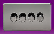 Screwless Flatplate - Black Nickel Dimmer Switches product image 4