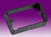 Screwless Flatplate - Matt Black Blank Plates + Surface Boxes product image 4